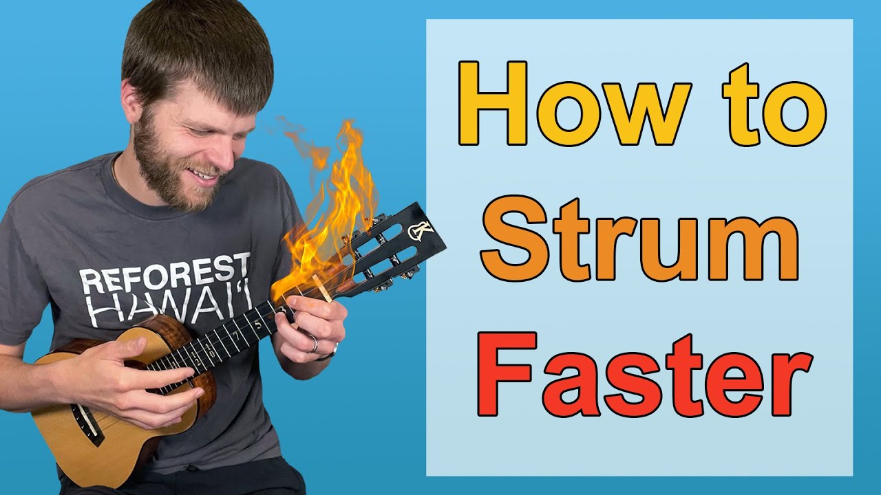 How to Strum FASTER on Ukulele!