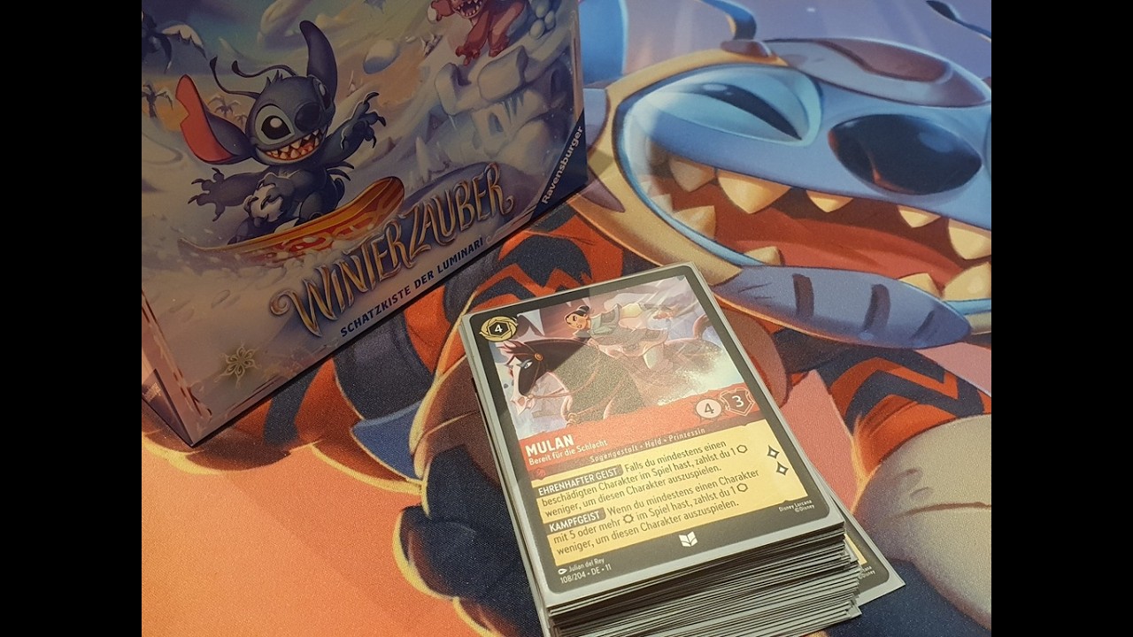 Disney Lorcana TCG: Set 11 Winterzauber - ich habe es endlich geschafft ein Prerelease zu spielen!