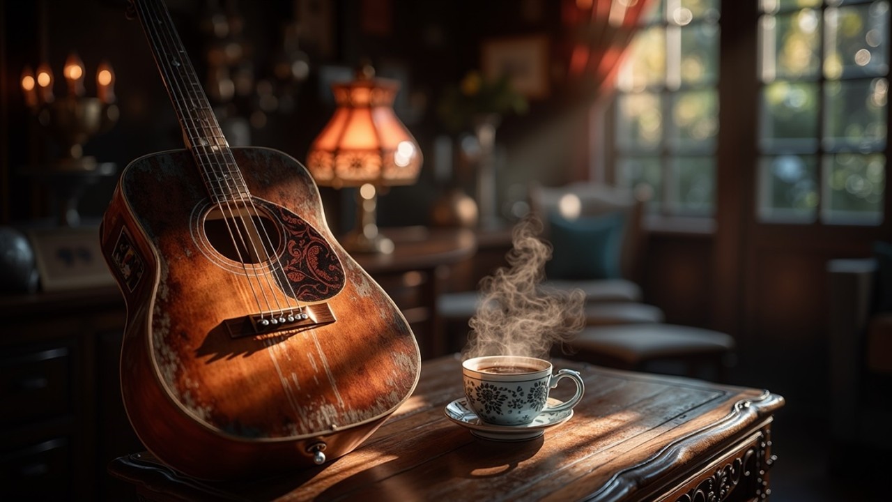 Morning Coffee with Relaxing Guitar ~ Soft Acoustic Melodies for a Peaceful Start of Day