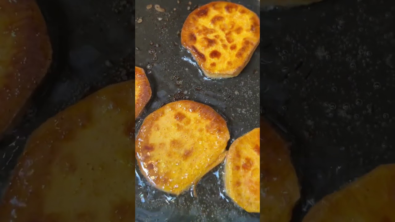 Жареный сладкий картофель по-старинке 🍠