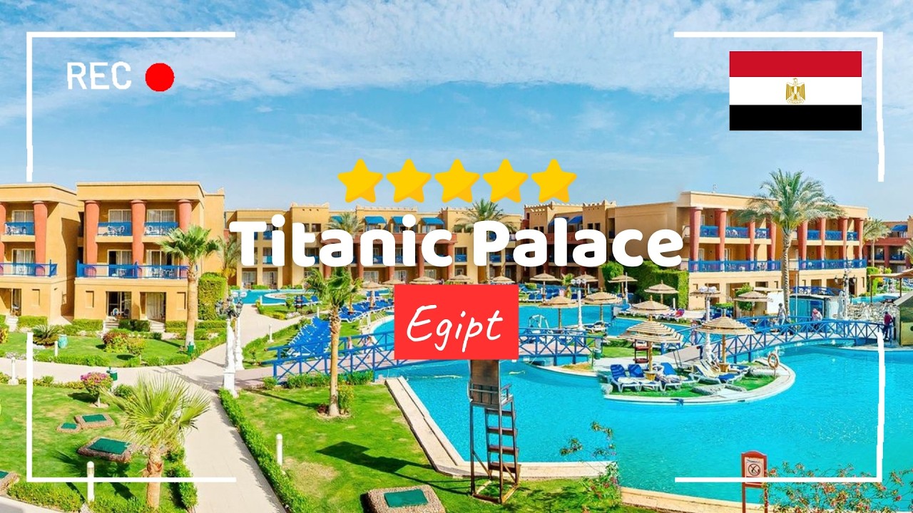 HOTEL TITANIC PALACE 5⭐  HURGHADA, EGIPT 🇪🇬☀️ IDEALNY HOTEL DLA RODZIN Z DZIEĆMI 🍭🌊 #egipt #wakacje