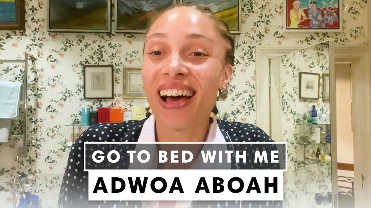 Model Adwoa Aboah's Nighttime Skincare Routine | Go To Bed With Me | Harper's BAZAAR