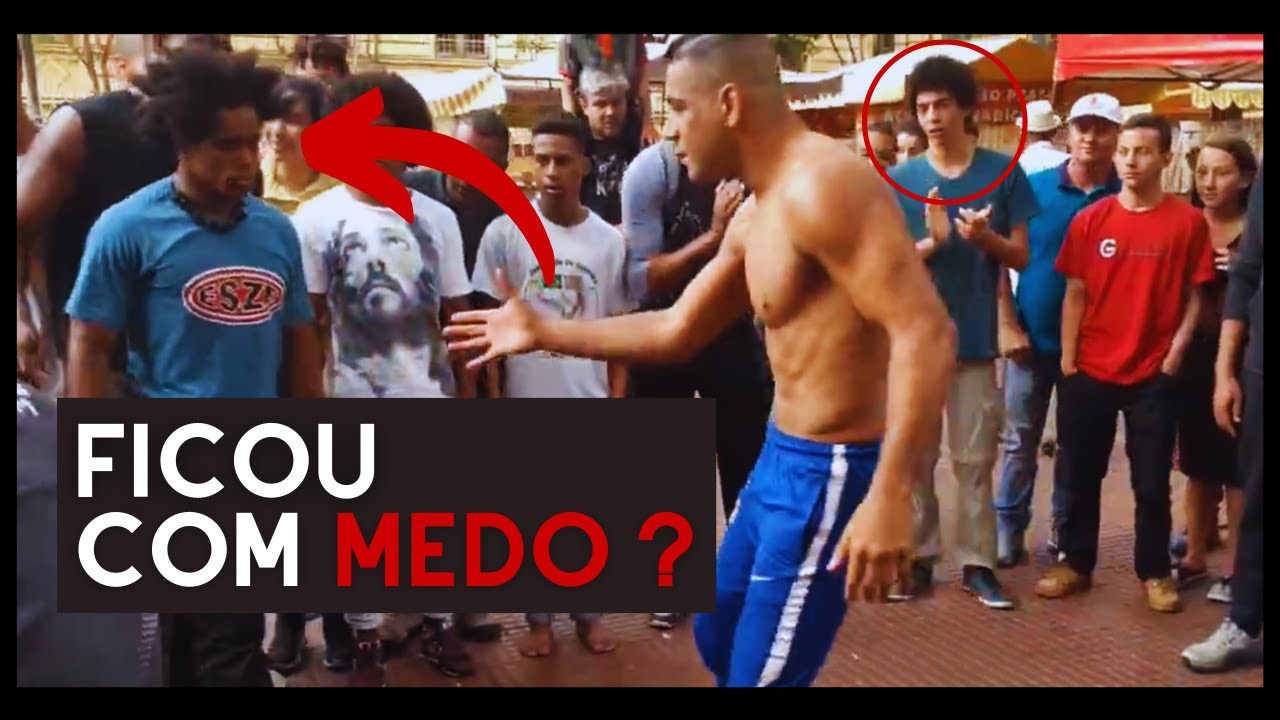 RODA PERIGOSA DE CAPOEIRA - Tito Santos amedronta capoerista com técnica de ginga!!!