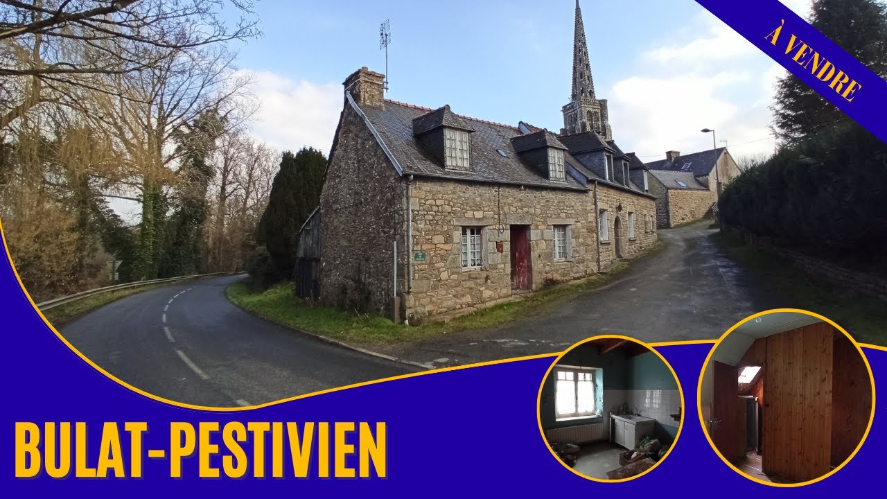 VENDU - Faites vous plaisir dans la rénovation! _ Bulat Pestivien _ 18 000 €