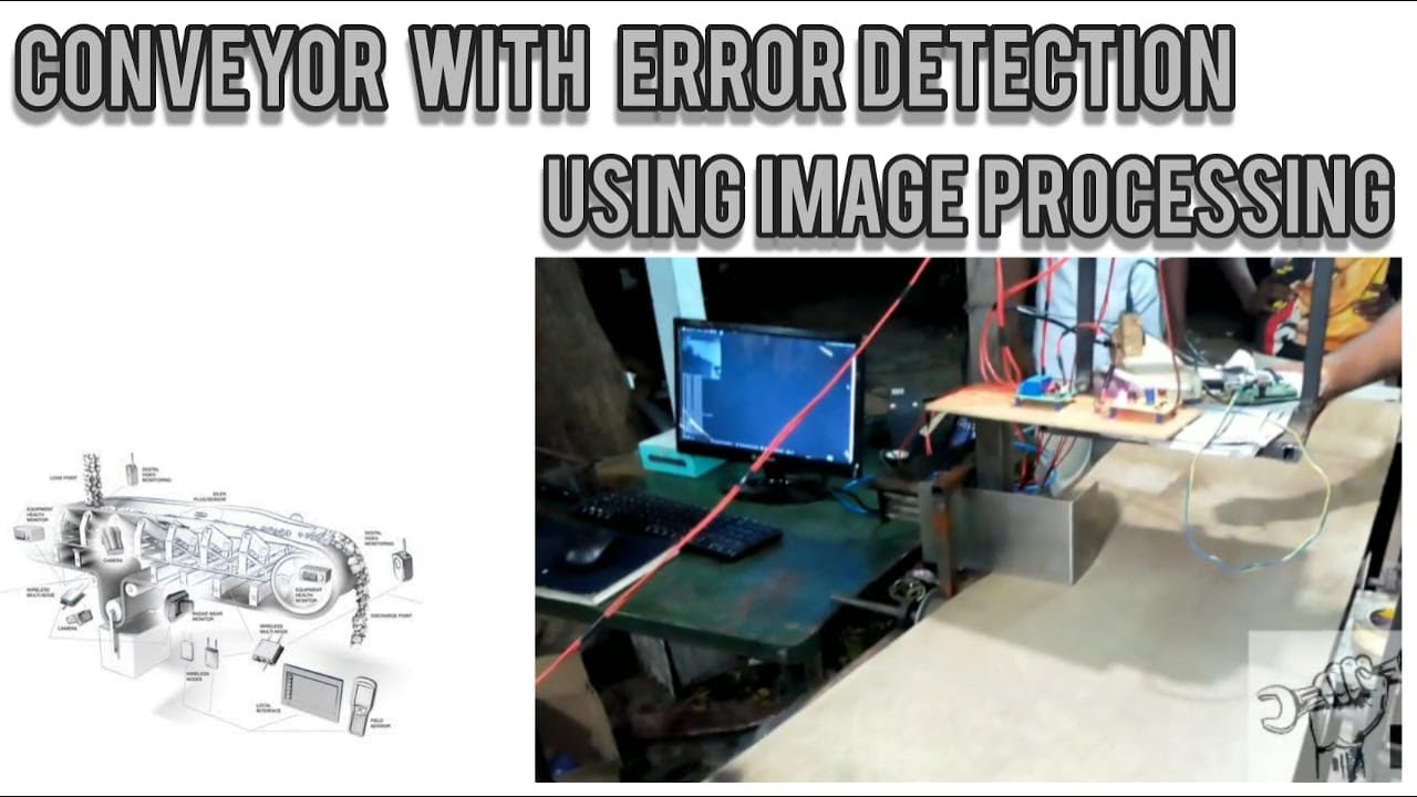 INDUSTRIAL CONVEYOR WITH ERROR DETECTION USING IMAGE PROCESSING