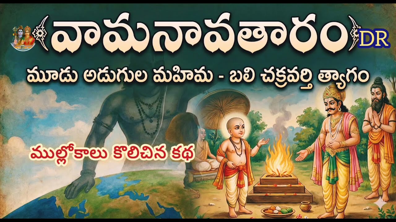 వామనావతార ఘట్టం Vaman Avatar gattam#telugu #devotional #spiritual 