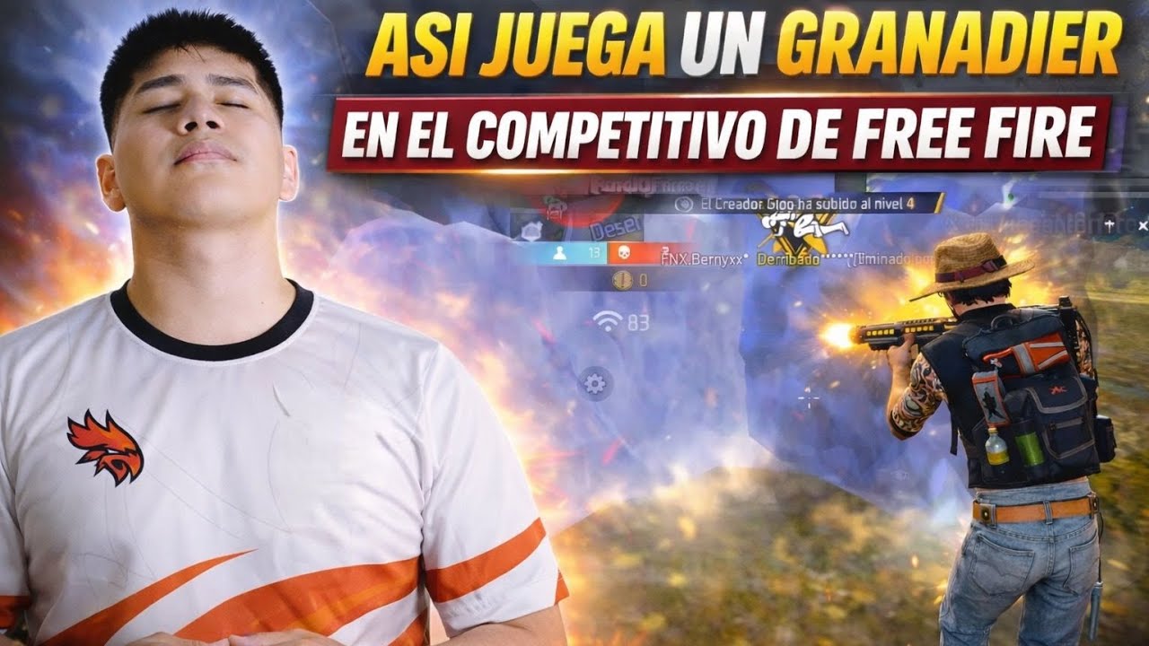 ASÍ JUEGA UN GRANADIER EN EL COMPETITIVO DE FREE FIRE 💣 HONOR X8B 🇵🇪