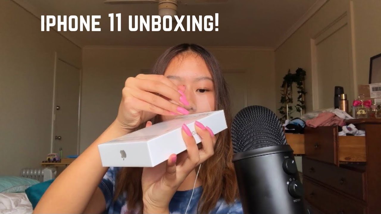 ASMR unboxing my iphone 11 📱