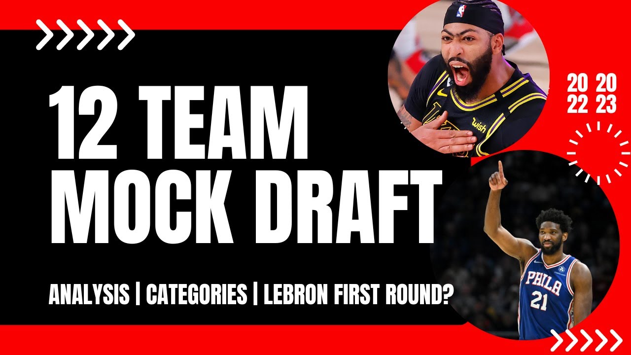 NBA Fantasy Basketball Mock Draft (2022  - 2023)