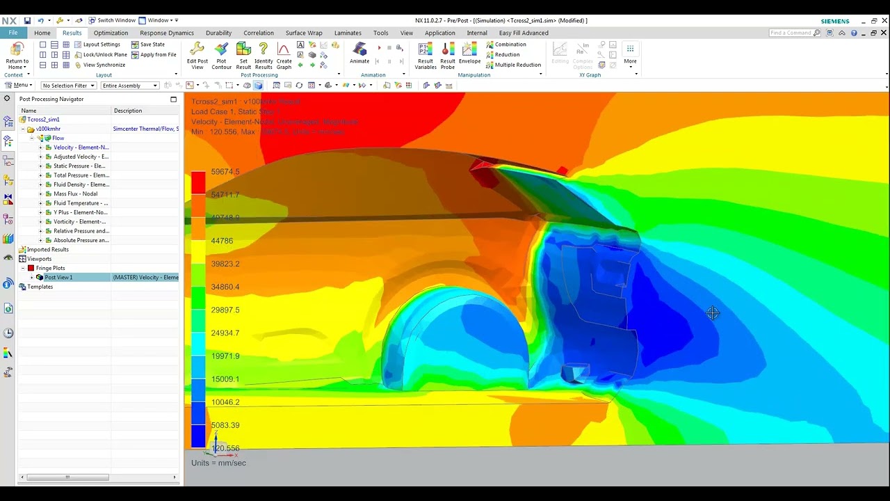 Simcenter Flow for Automotive car with NX