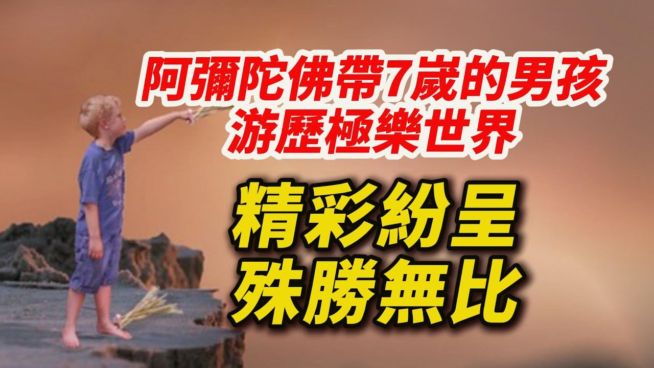 7嵗男孩游歷極樂世界，他到底看到了什麽？殊勝無比，精彩紛呈！