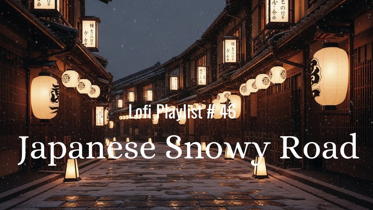 [Playlist-Lofi#46] Warm Lantern Nights 🔥 Snowy Lofi Chill