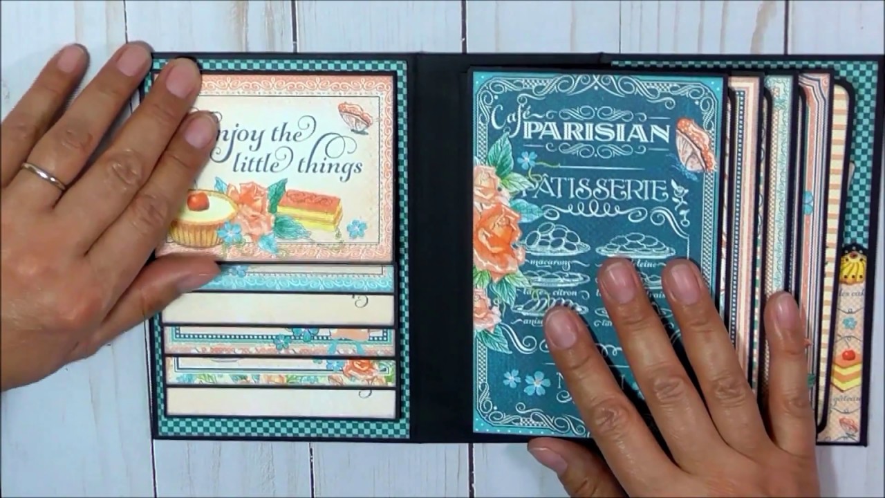 Graphic 45 Cafe Parisian Easy and Affordable Mini Album