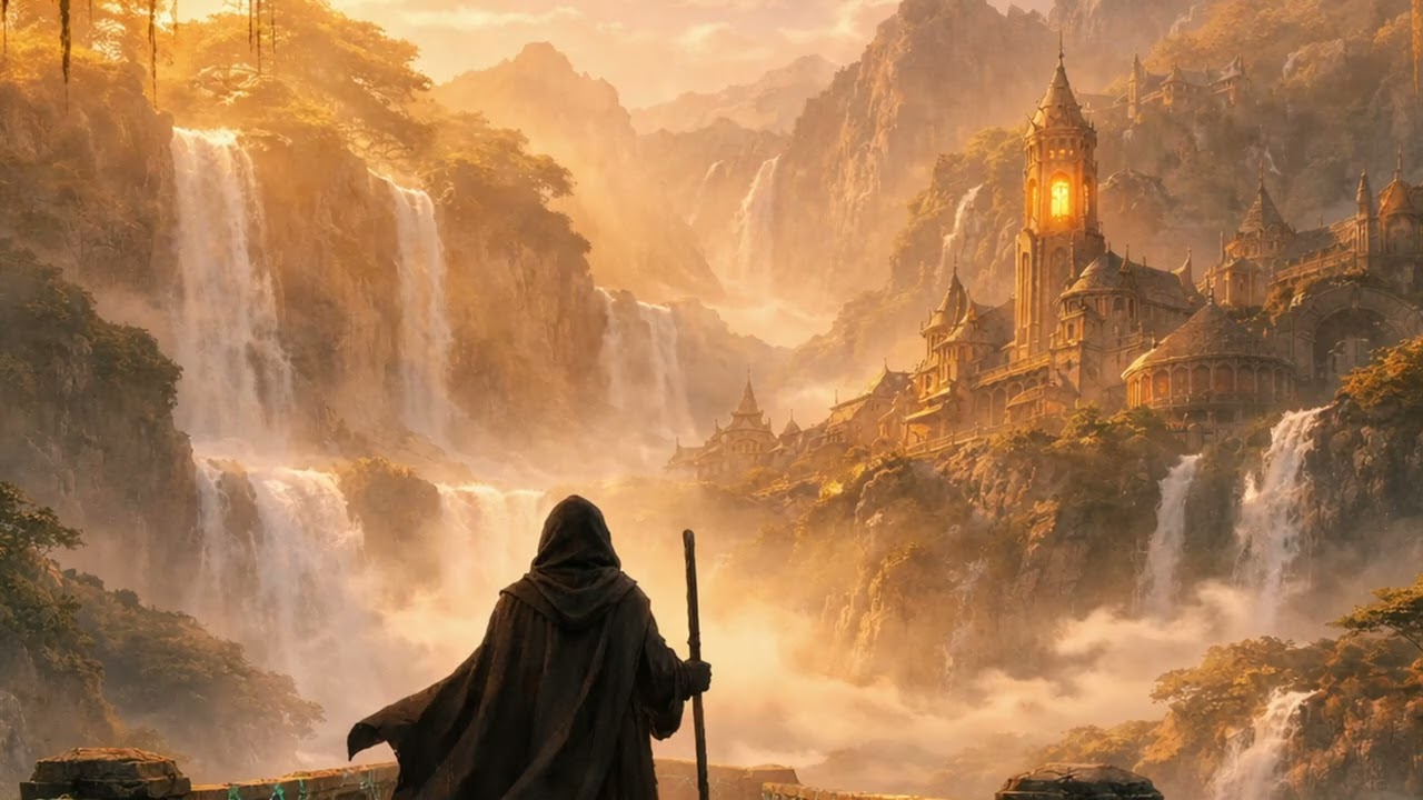 Música Medieval Para Concentrase  Profundamente | El Viajero y la Ciudad Élfica