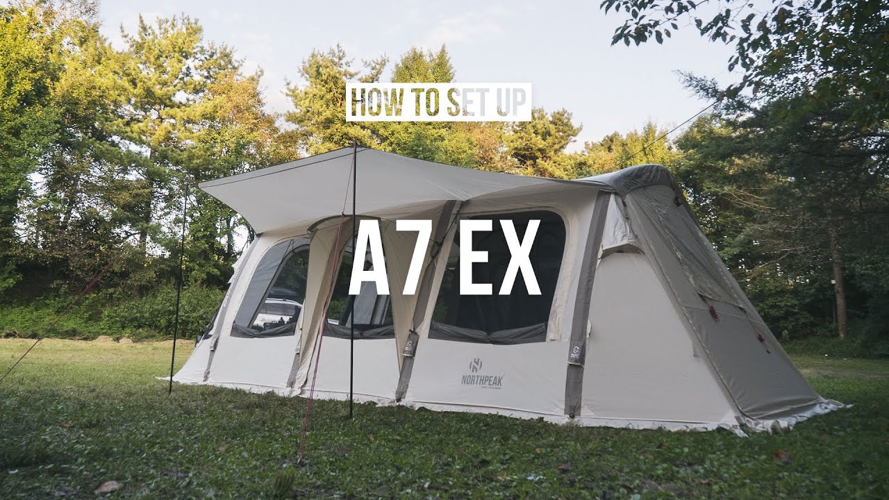 [노스피크] 에어 텐트 혼자 치고 접기_A7 EX_soy milk 편/ [nopk] How to set up & fold a air tent by oneself