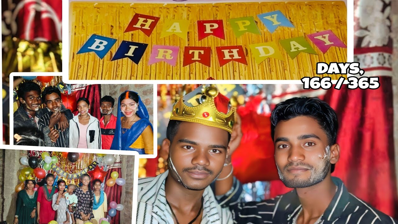 Dost Ka Birthday Celebration 💐 !! Days:-  166 / 365 !! #vlog #dailyvlog #viral #villagevlog #ranjit 