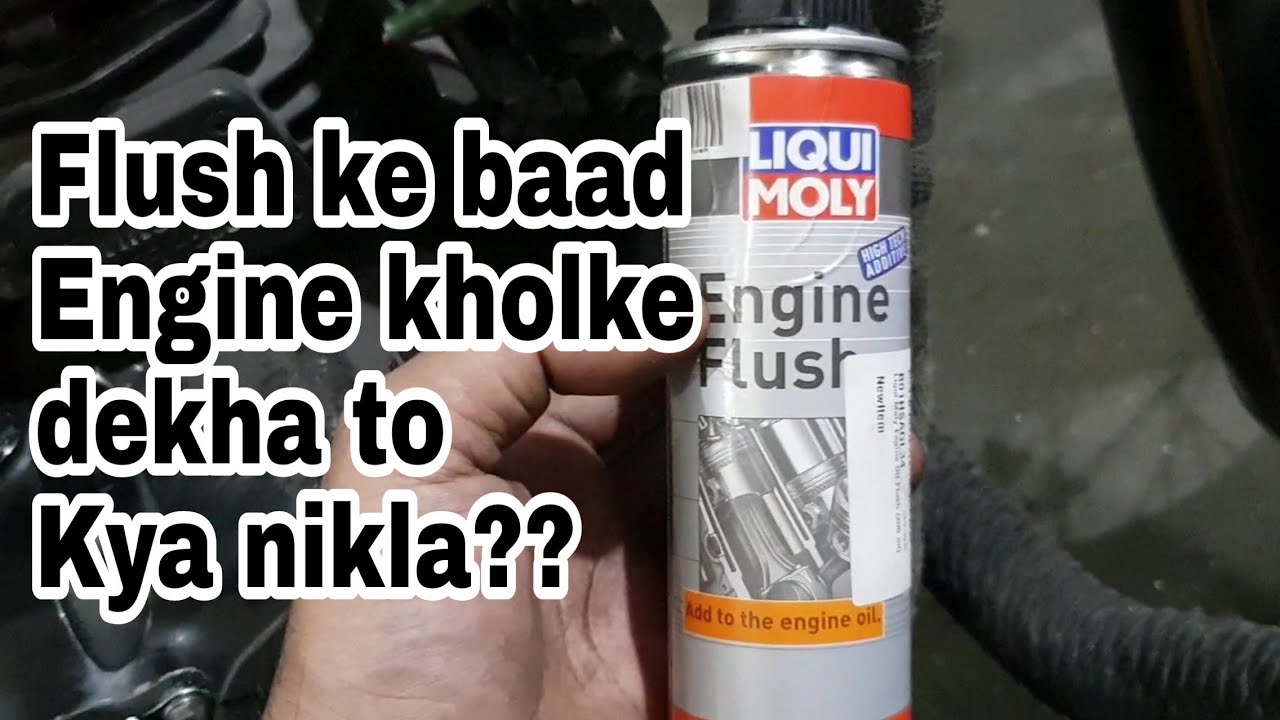 Engine open after use engine flush | ncr motorcycles