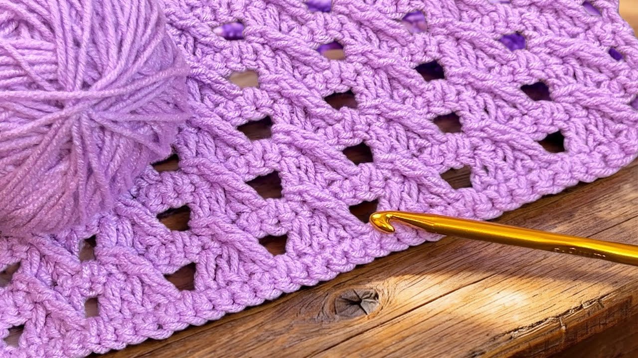 Beautiful Crochet Stitch for baby blanket …Step by step crochet tutorial, FREE CROCHET PATTERN