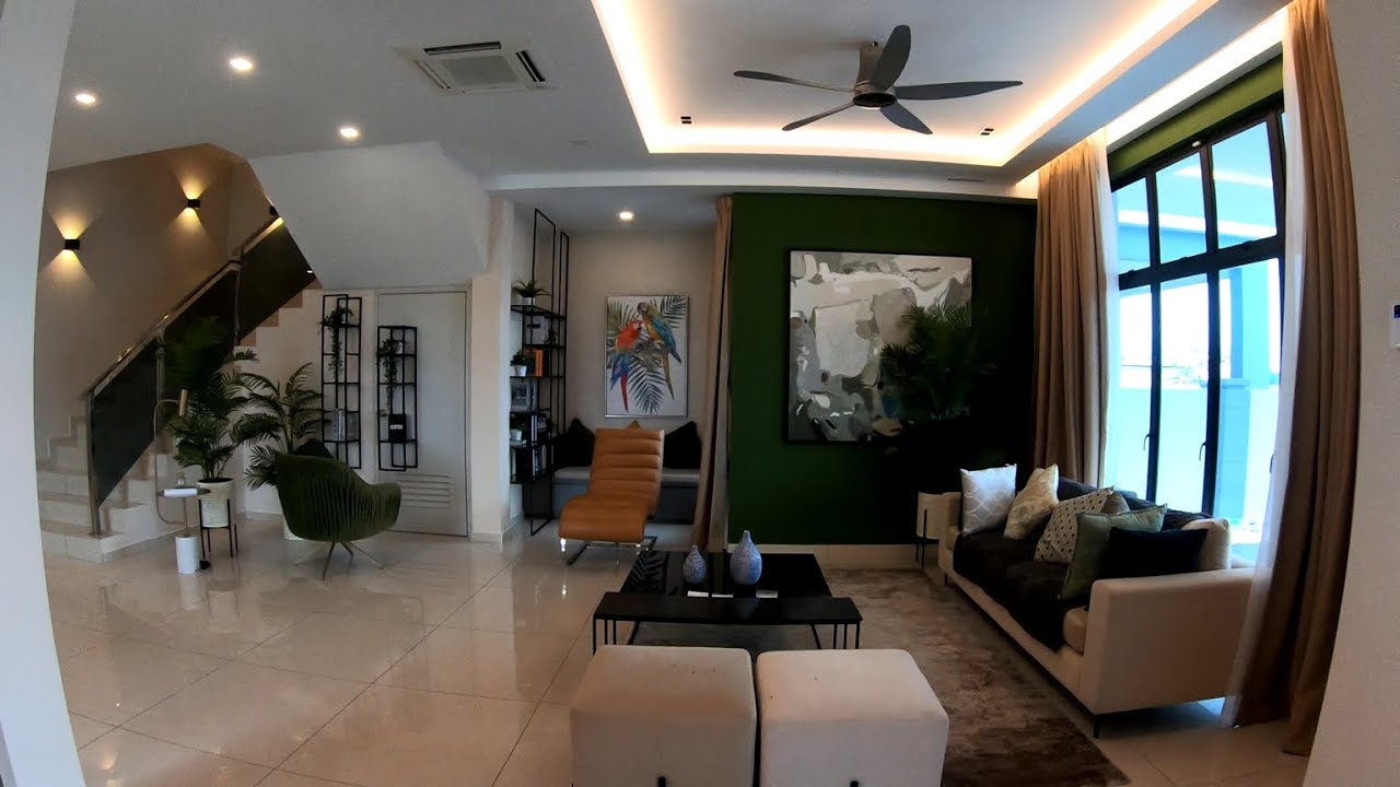 Rumah  MEWAH 2 Tingkat dengan harga mampu milik. Rumah Contoh Sedia Dikunjungi . Bukit Gambir Muar
