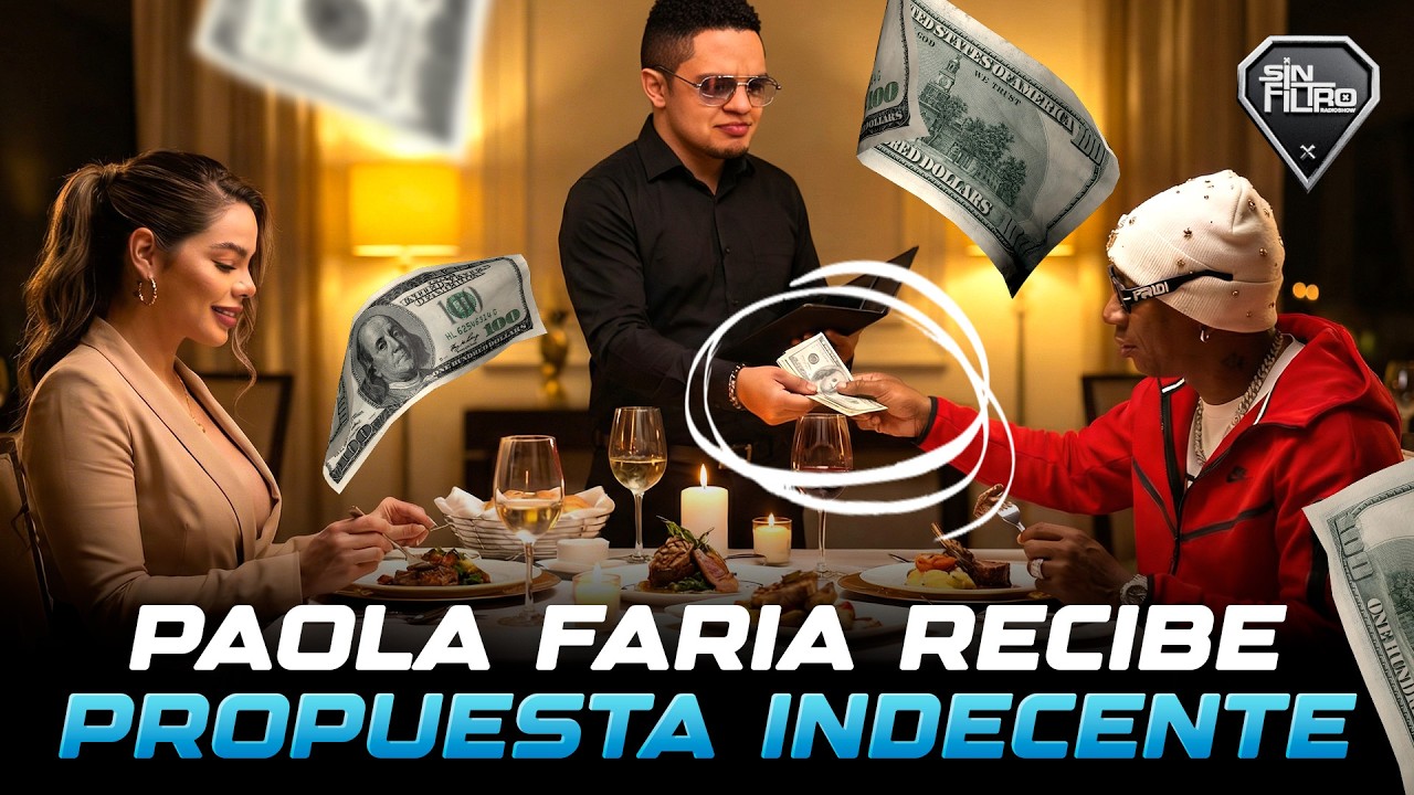PAOLA FARIA RECIBE PROPUESTA INDECENTE DE LA RÁFAGA Y PROMETE NO IRSE SIN PAGAR LA CUENTA