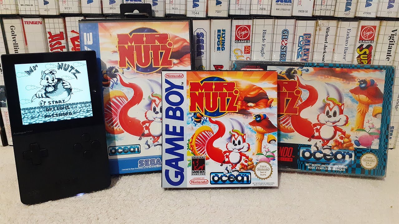 🎮🔎 L'EXCELLENTE version GAME BOY de MR NUTZ 🐿️