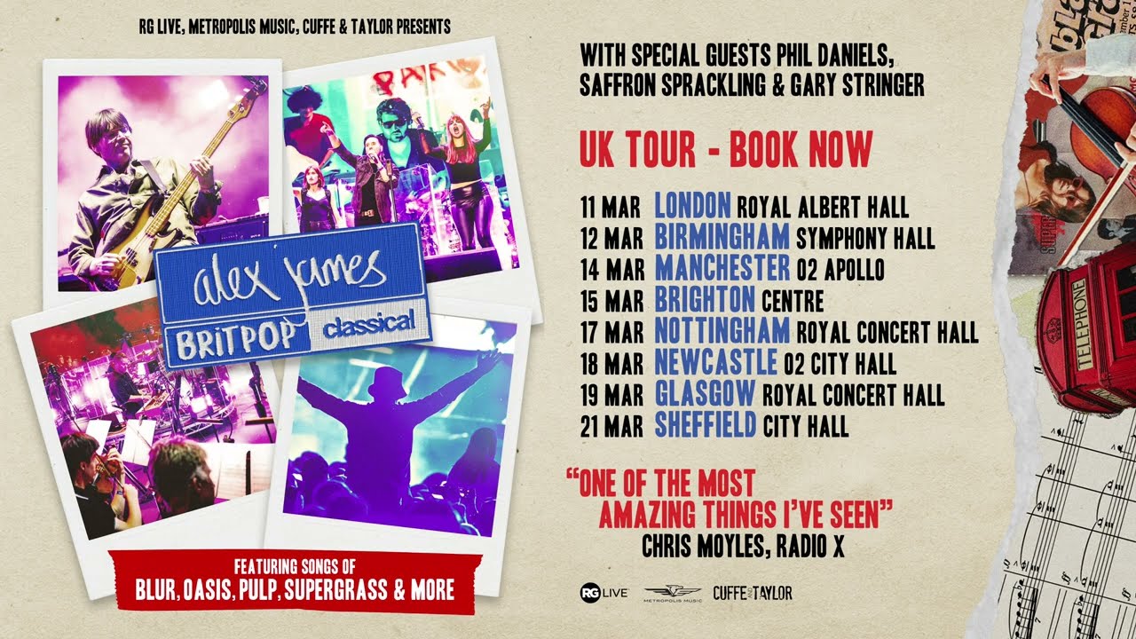 Alex James' Britpop Classical | Metropolis Music