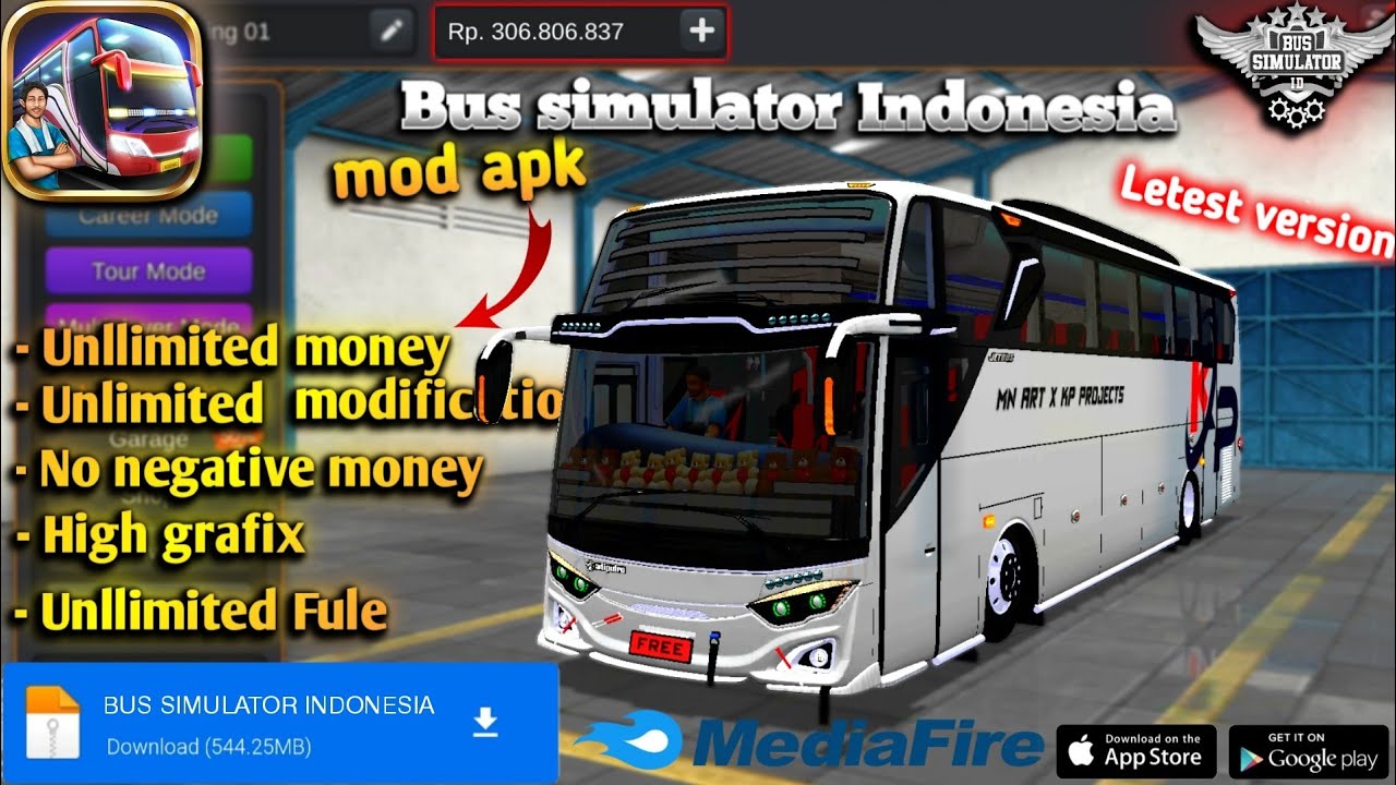 How to dawnload bus simulator Indonesia unlimited money||💰