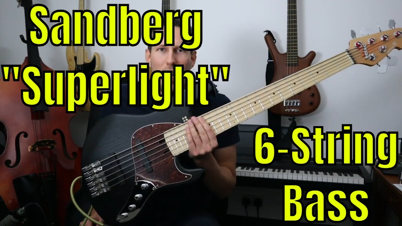 Sandberg “Superlight” 6-String Bass - California II TT6 SL - Lightweight Six String Bass