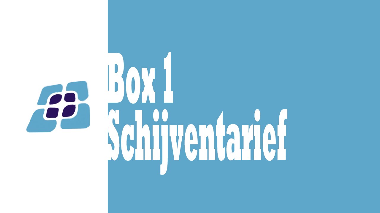 H7 - Box 1: Schijventarief