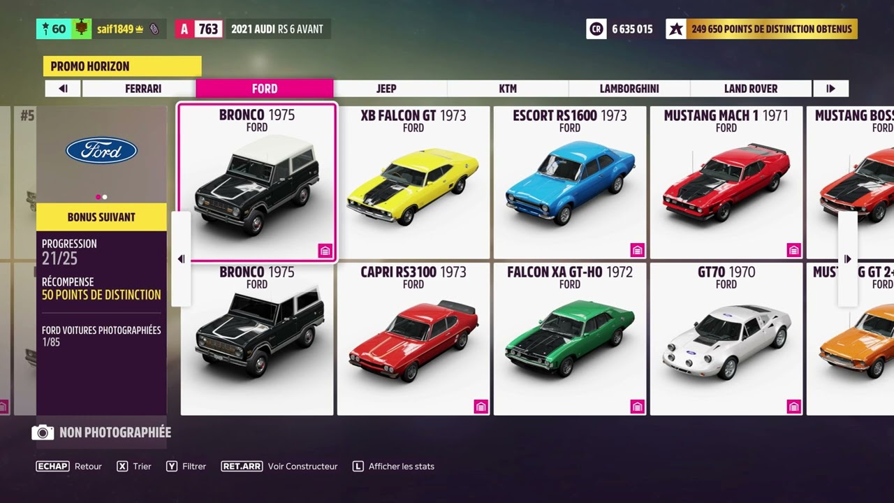 FORZA HORIZON 5 - ALL CARS LIST 2025+ ALL DLC! [4K]