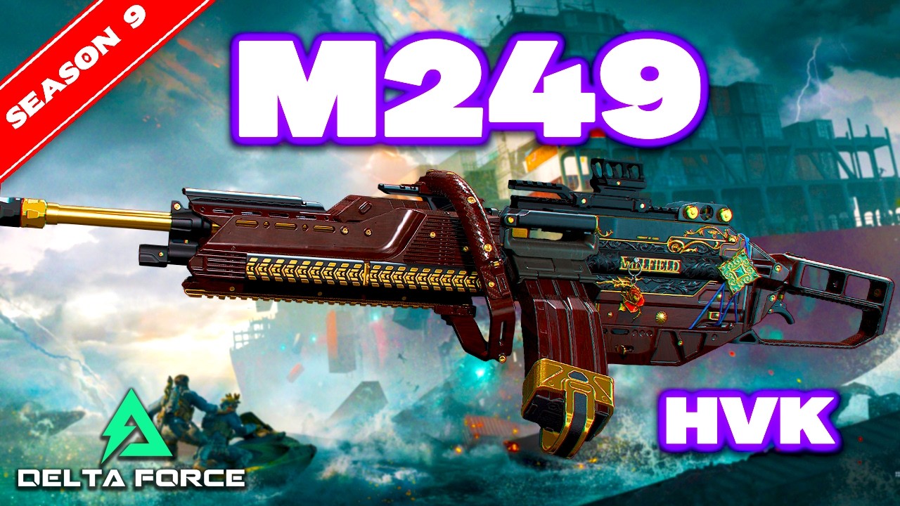 Delta Force: Best M249 HVK Loadout (Chainsaw Barrel is WILD!)