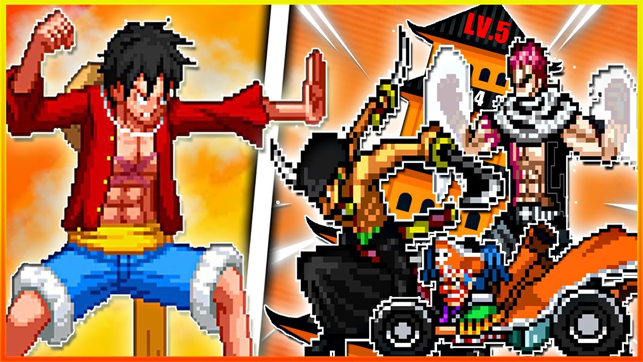 LUFFY OP NA BATALHA DAS 5 CASAS NO MUGEN!  LUFFY FICOU BRABO