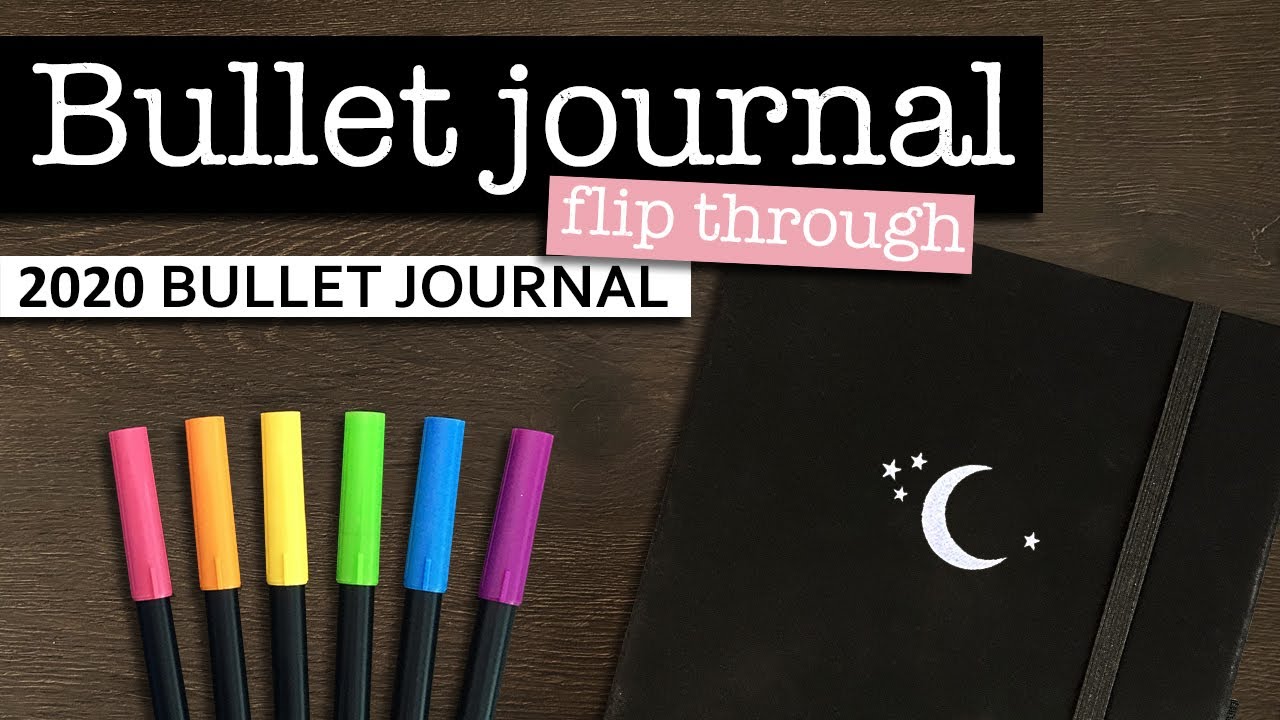 Full bullet journal flip through 💜 7th Bullet Journal | Jan - Jun 2020