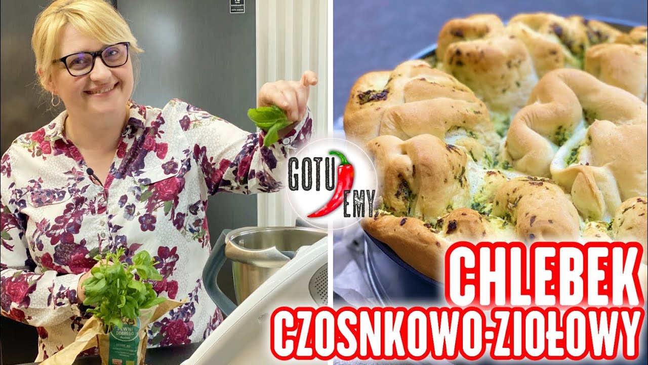 Chlebek czosnkowo-ziołowy  😃  Do odrywania  👍  GOTUJEMY