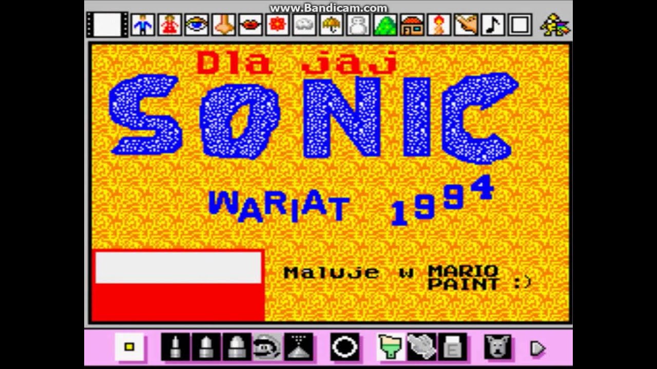 Zabawy z Mario Paint #1 (1992 - SNES) (PL) - Nutka szczypliwości i bonus rysunkowy ;)