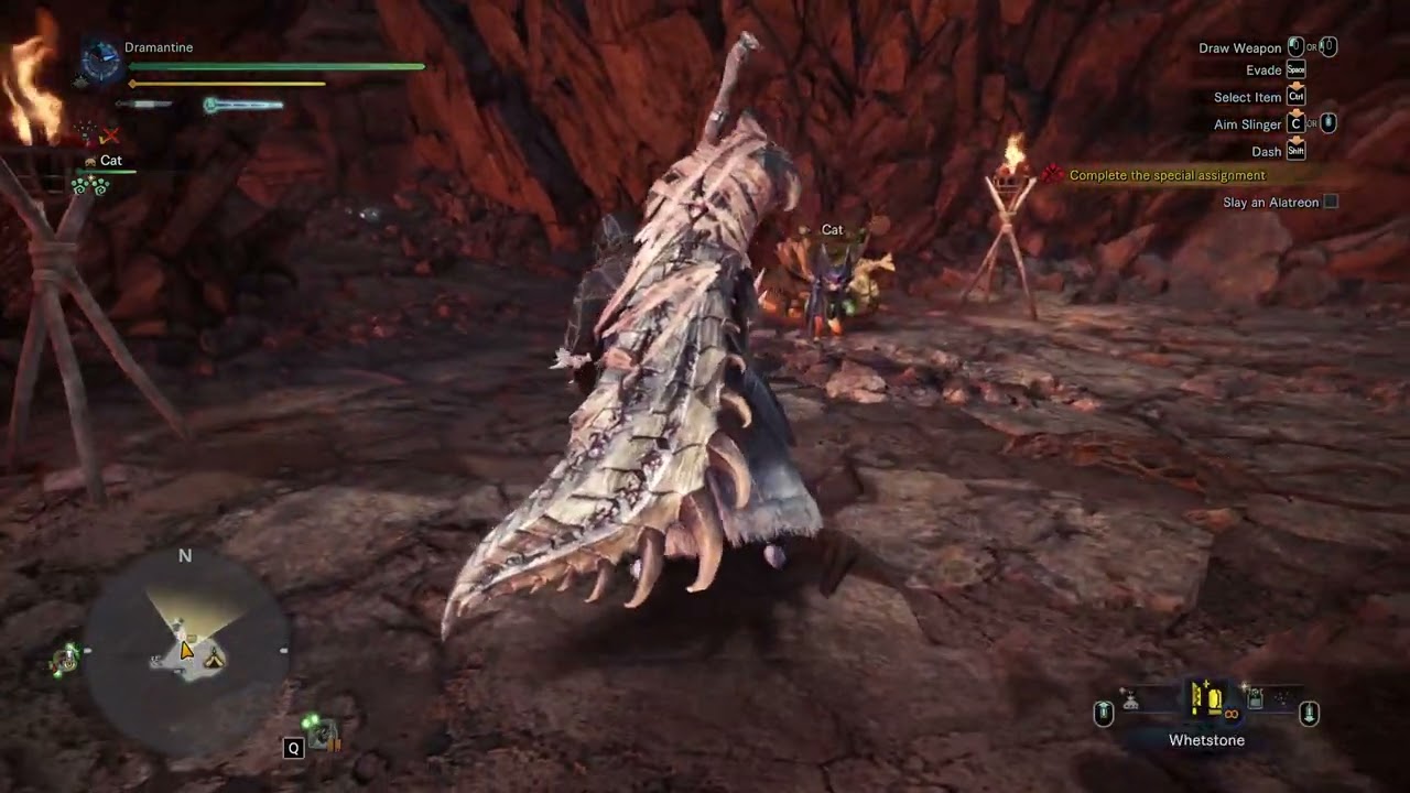 Monster Hunter World - Blazing Black Twilight - Alatreon (Solo Greatsword)