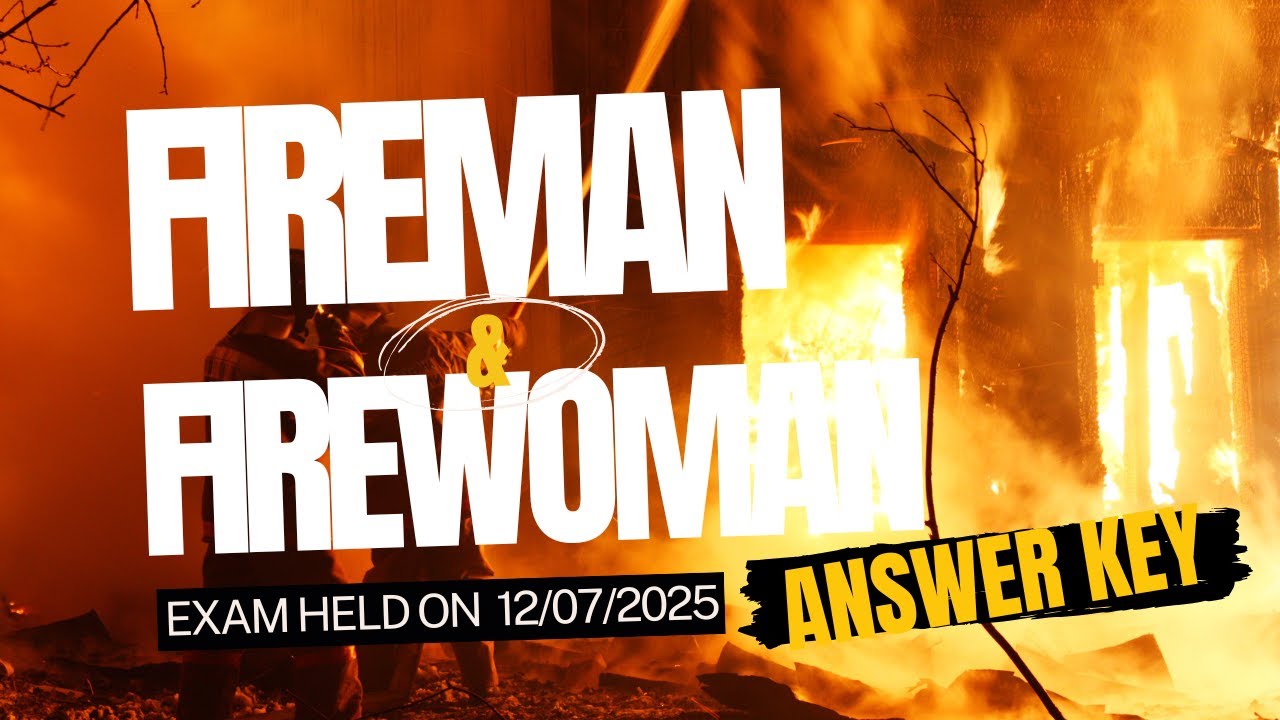 KERALA PSC FIREMAN FIREWOMAN ANSWER KEY 50/50 കിട്ടിയോ ??