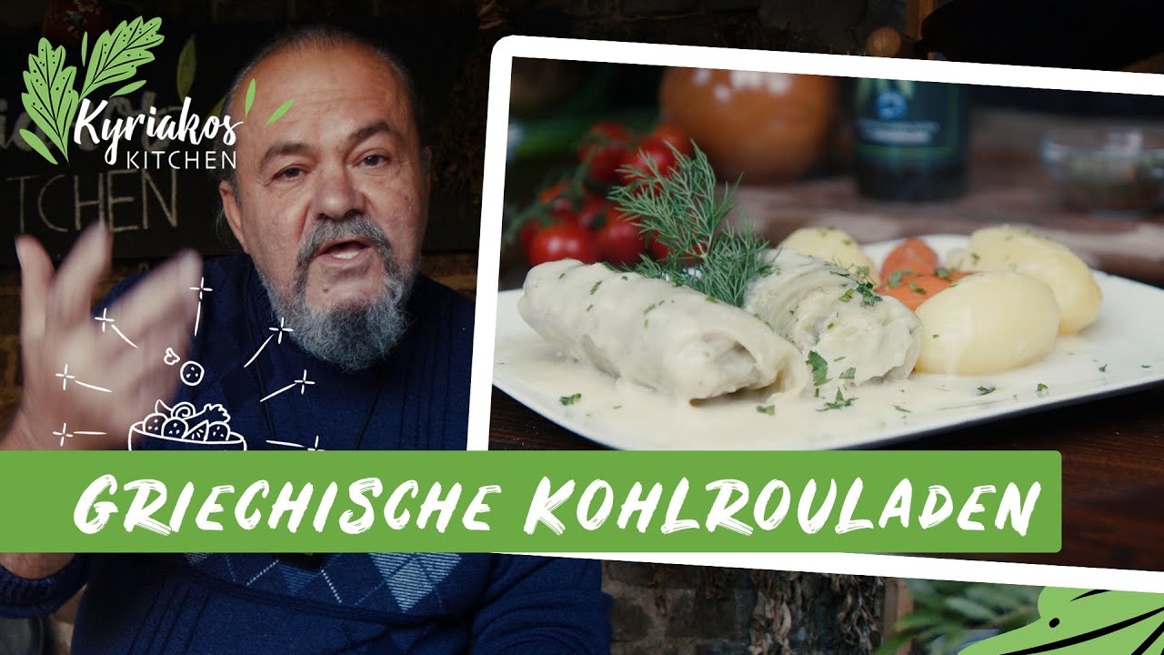 Griechische Kohlrouladen mit Zitronenso&szlig;e - Lachanodolmades  | Kyriakos Kitchen