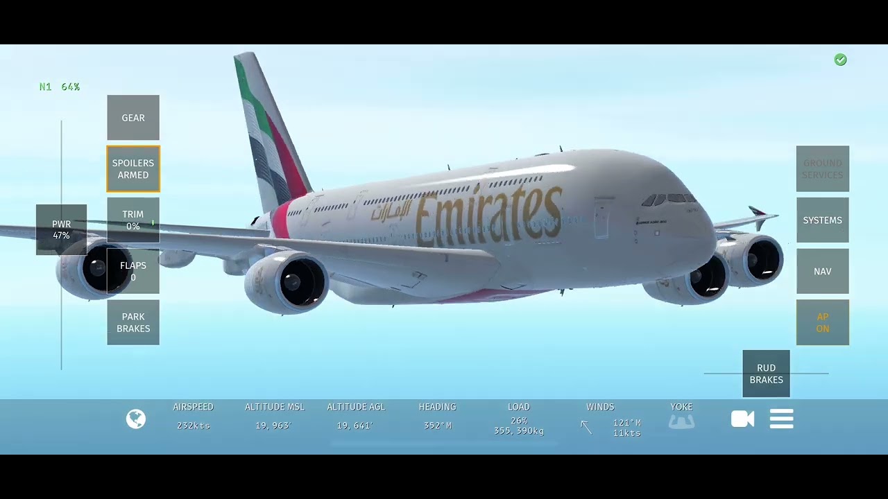 Emirates A380-800 | Infinite Flight | Part 1 #airbus #airport #infiniteflight #trending