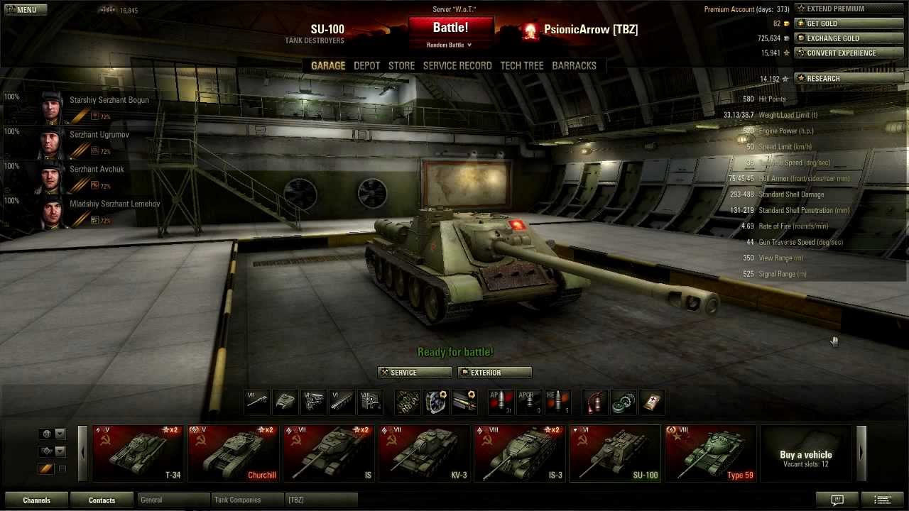 World of Tanks: SU-100 Tier 6 Russian TD Strategy w/ Commentary