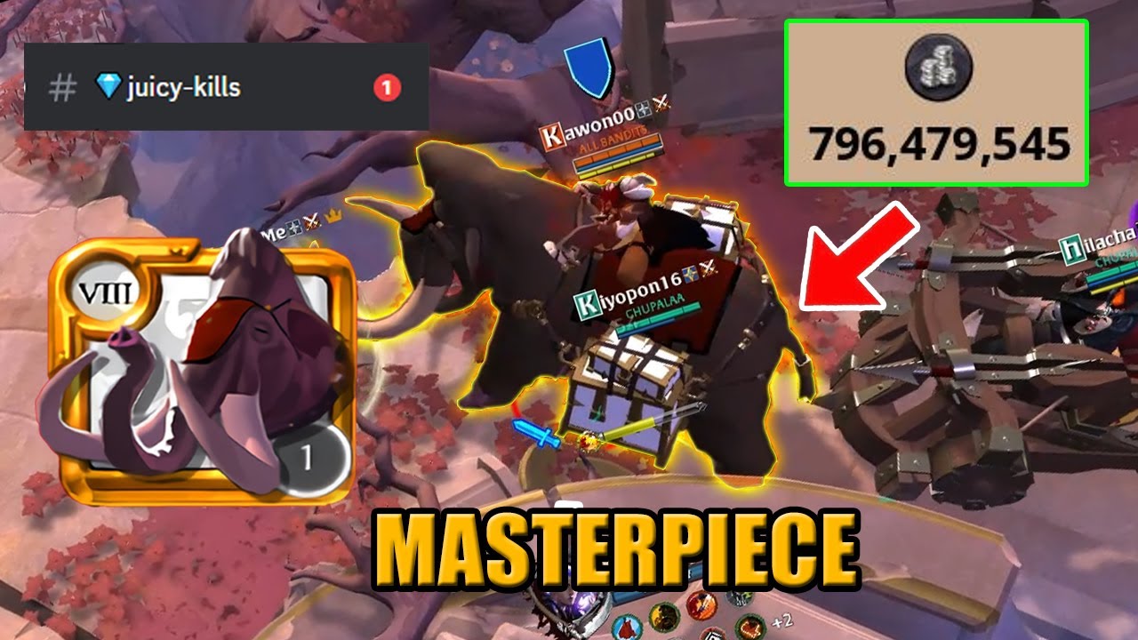 ＧＡＮＫＩＮＧ ＴＨＥ ＭＯＳＴ ＥＸＰＥＮＳＩＶＥ ＭＯＵＮＴ！！ 💎🐘⚔️   | Albion Online Ganking