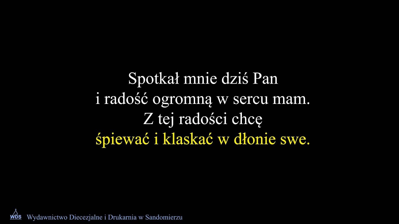 Spotkał mnie dziś Pan