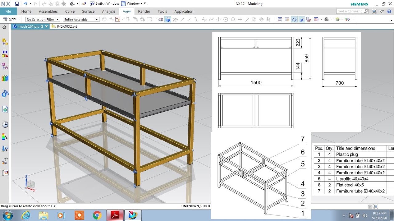 #NX CAD #Mechanical Routing #Tutorial 2 #frame #Structure