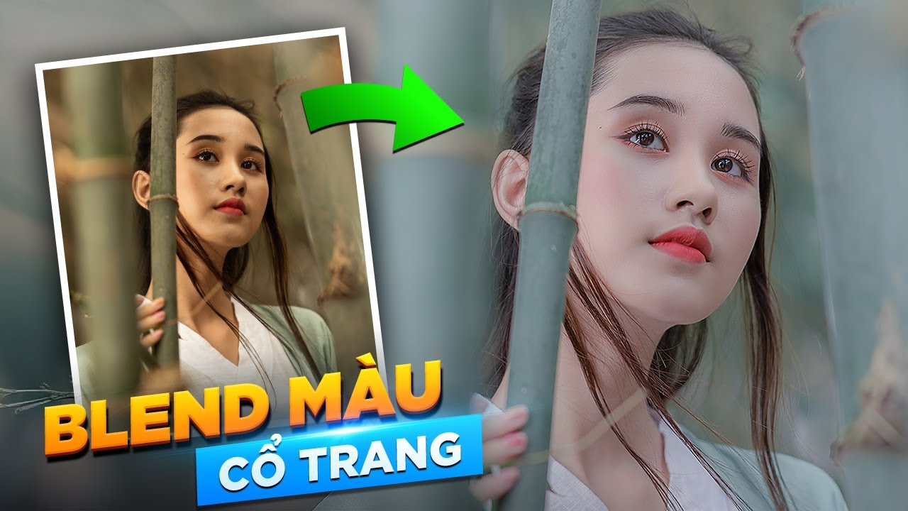 Как смешать древние китайские цвета в Photoshop ft Retouch