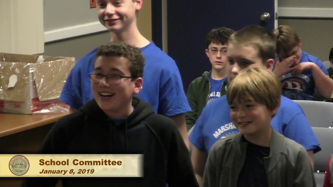School Committee: January 8, 2019