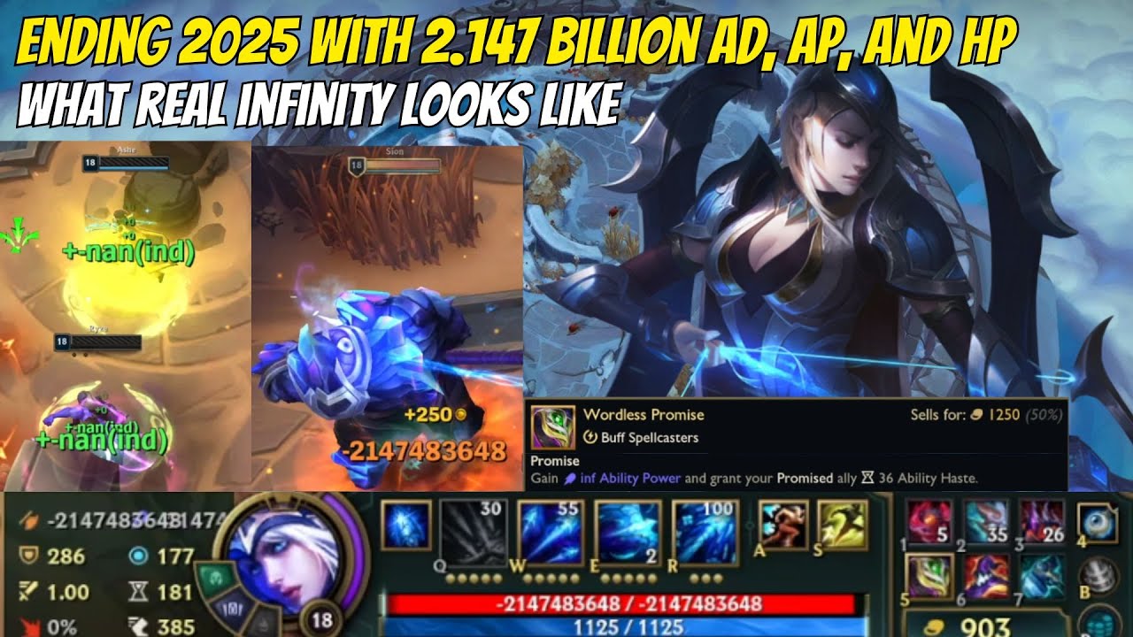 2 BILLION AD, AP & HP 😱 Ending 2025 With the CRAZIEST Ashe Game | Project Infinity