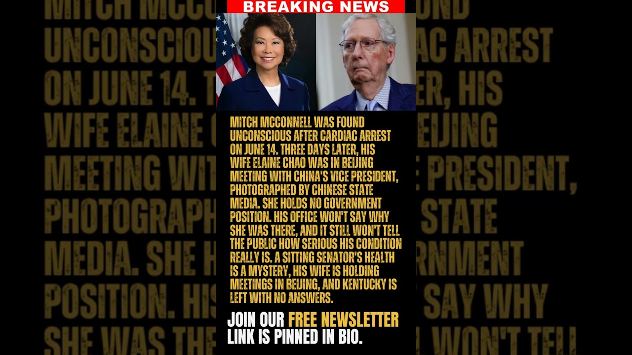 BREAKING: Elaine Chao Flew to Beijing to Meet China&rsquo;s Vice President Just 3 Days After McConnell&rsquo;s