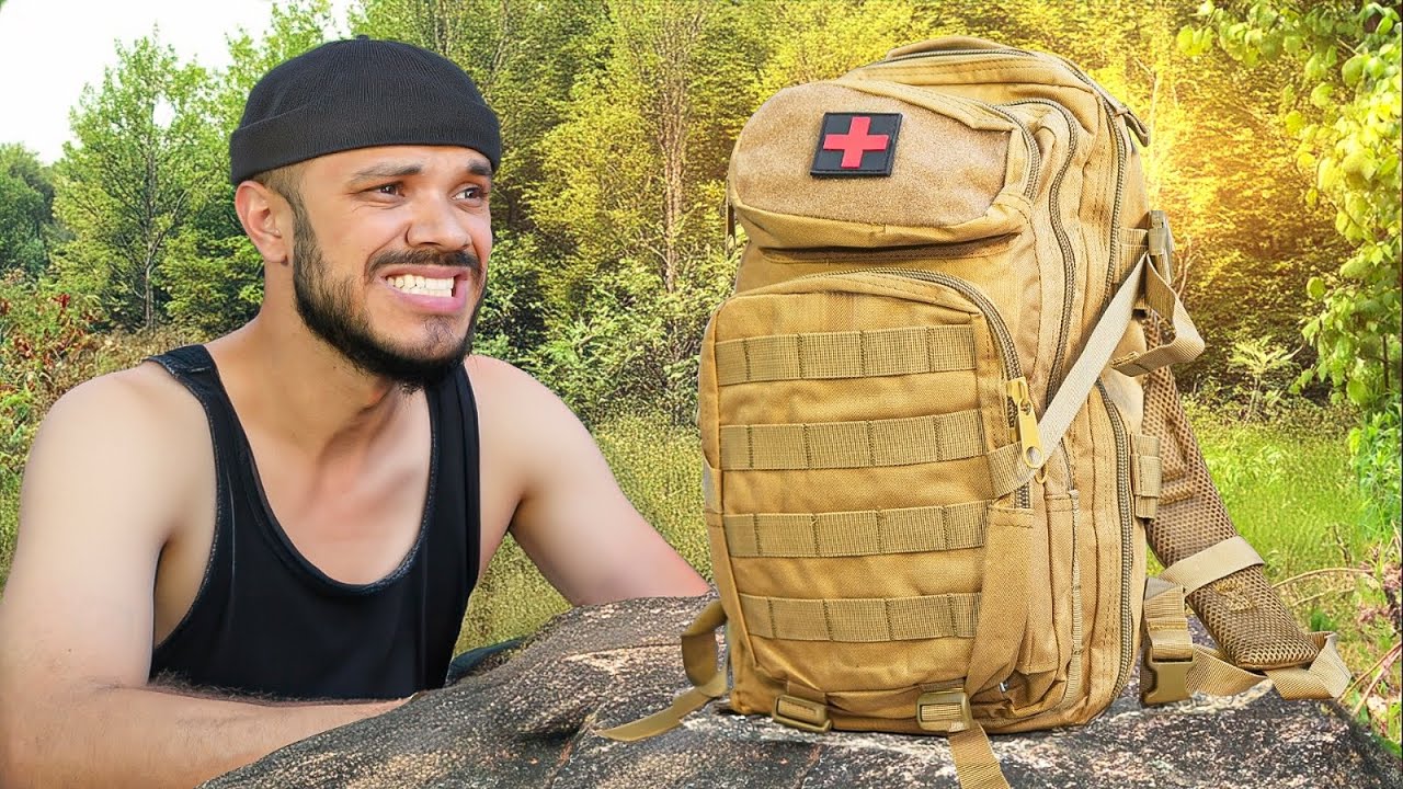 ABRINDO MOCHILA DE SOBREVIVÊNCIA de $150
