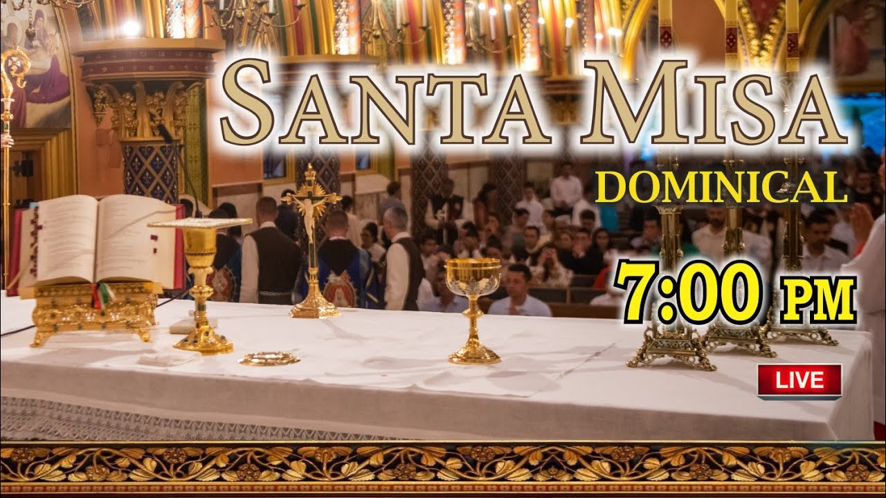 MISA EN VIVO HOY DOMINGO 15-FEB-26. TODOS LOS DÍAS A LAS 7:00 PM