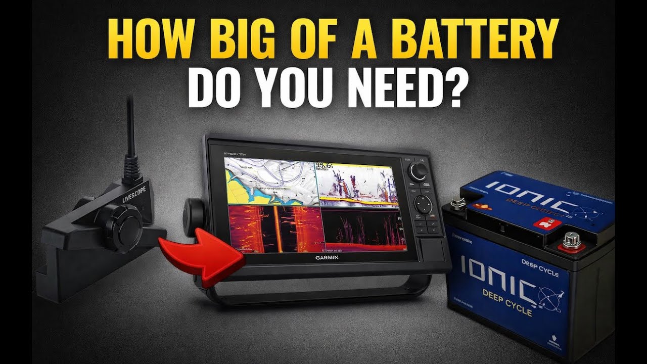 How big of a lithium battery do you need? (Fishfinders and FFS)